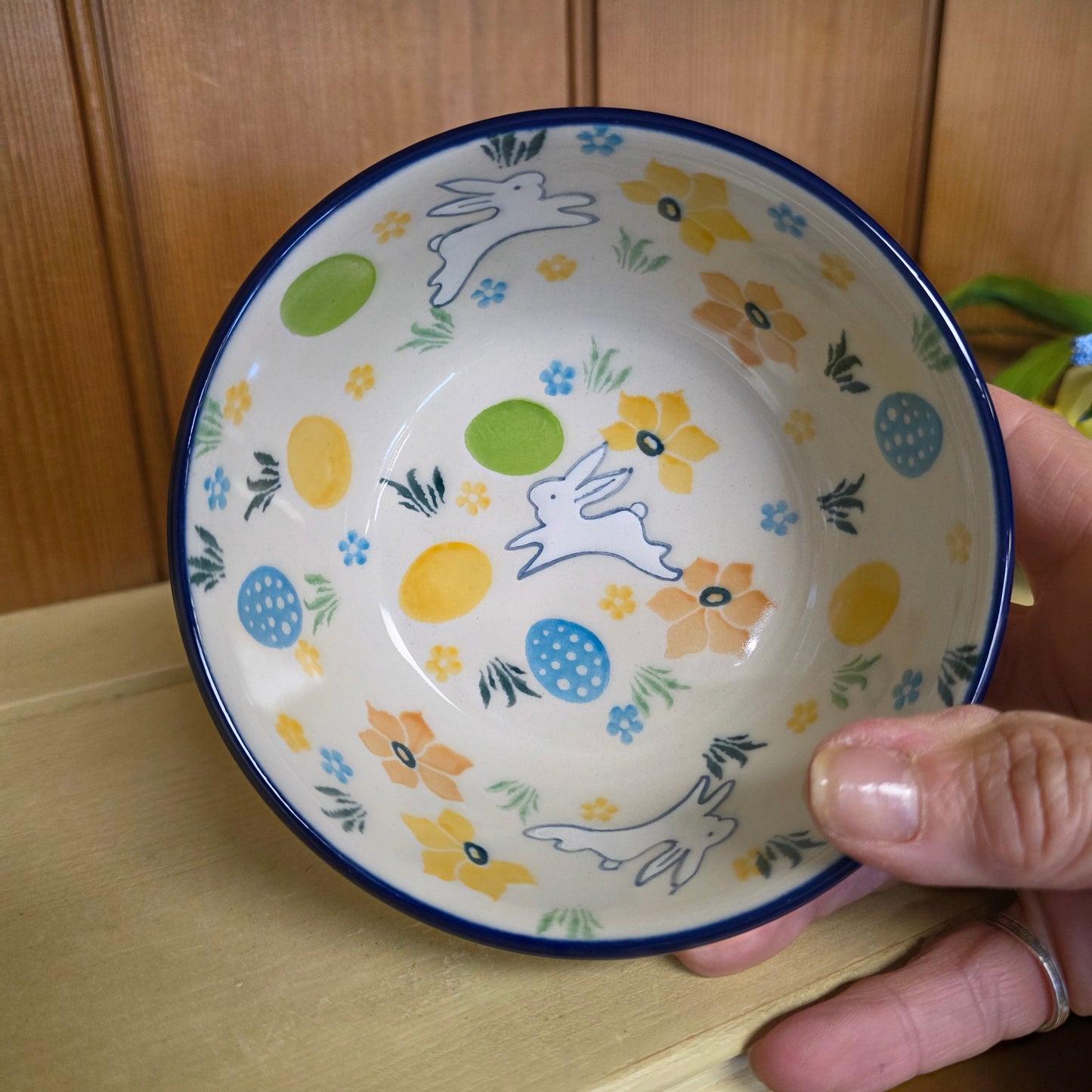 Bowl   Ice Cream   4.5" 017-3348X  Snow Bunny pf0526