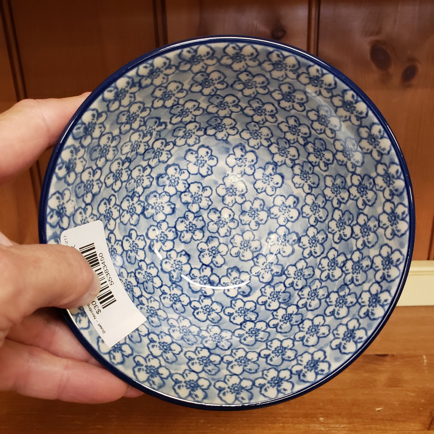 Bowl ~ Nesting Salad/Cereal ~ 5.5" W 059-2176X pf0425   1.5 cups