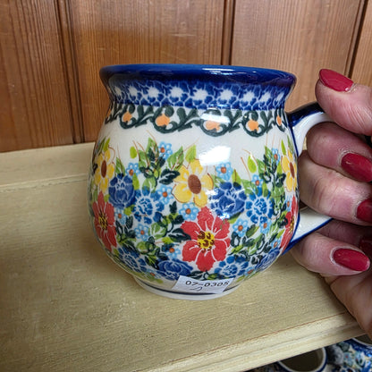 Mug 12 oz small MOM flowers 590