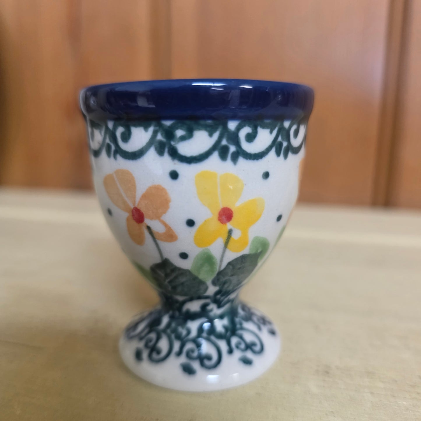 Egg Cup   106-2669X  Peaches and Cream pf0526