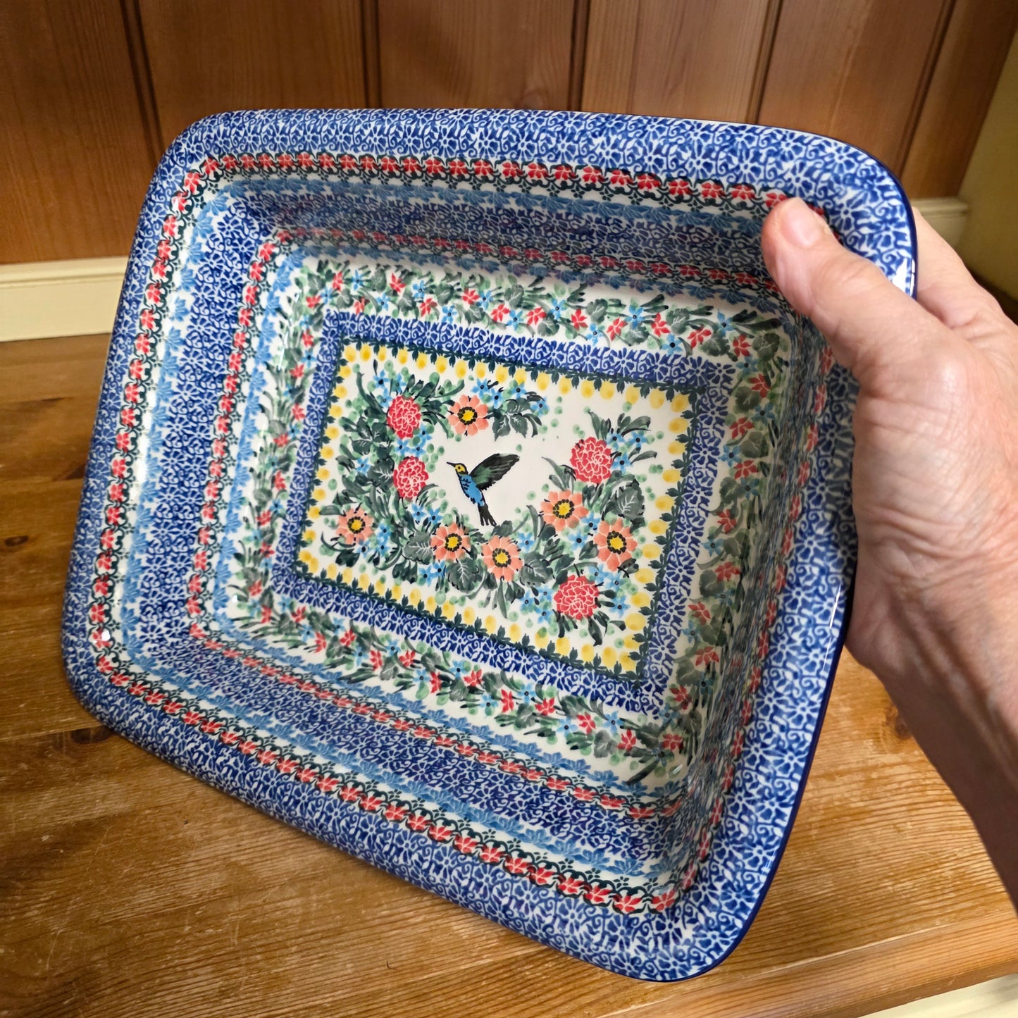 Baker   Rectangular w/Rim 12"x10" U3357 ~ U3