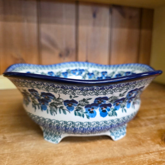 Bowl   Footed    2273X ~ Winter Viola