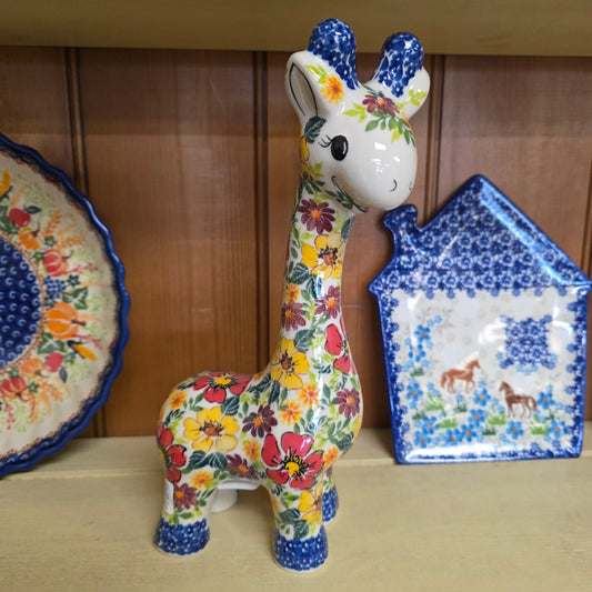 Giraffe Figurine 11" H