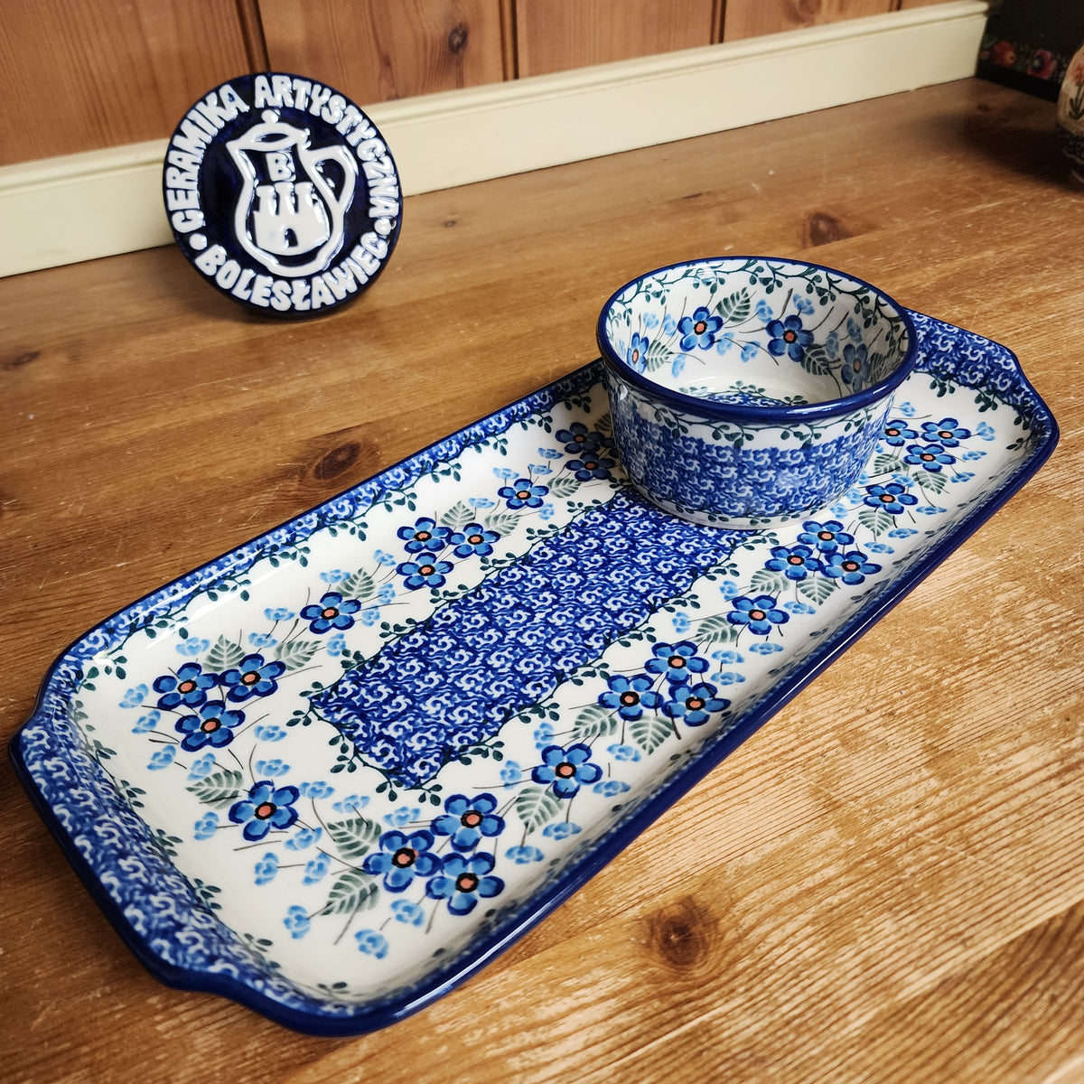 2 pc / Tray & Ramekin 2272x Parisian Posies