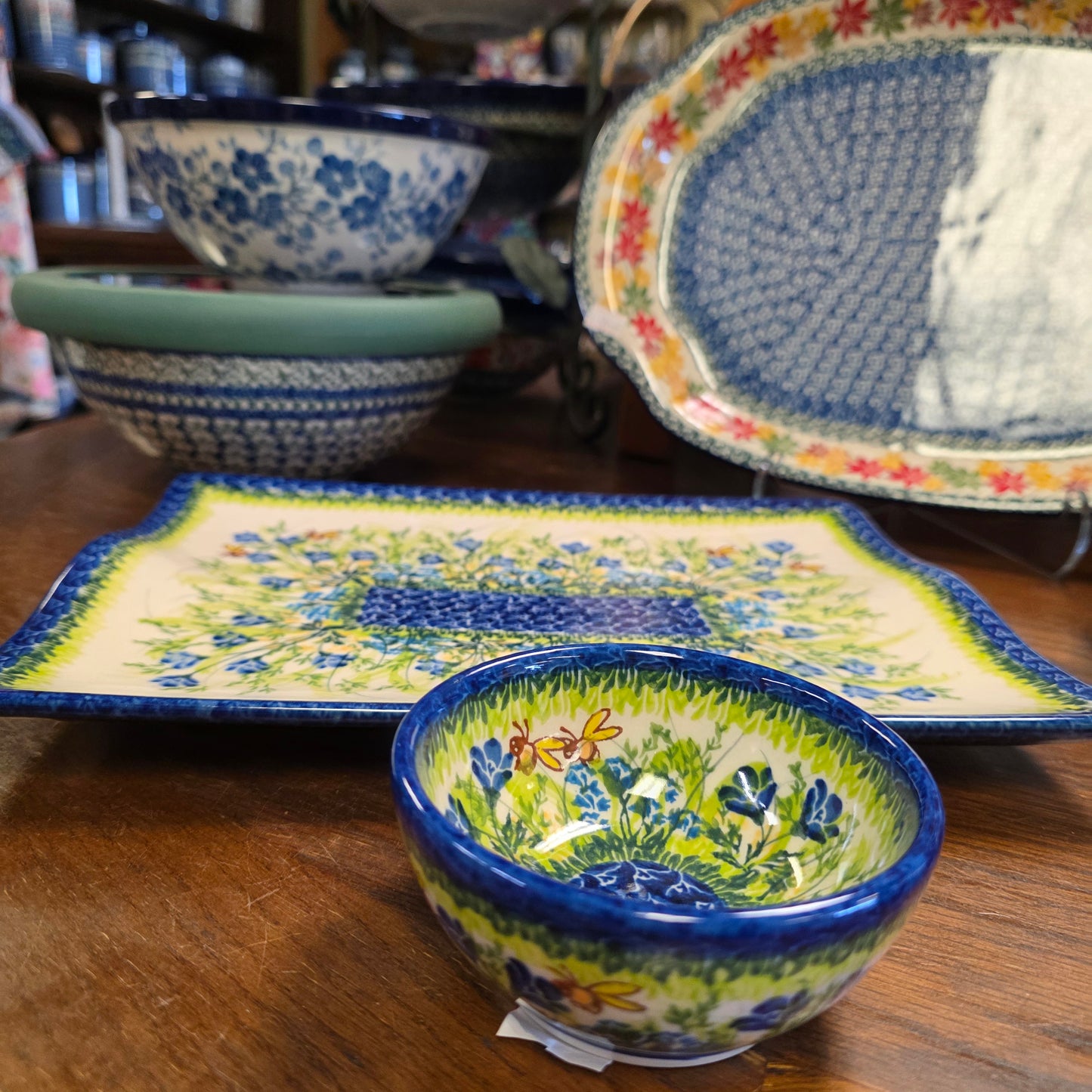 Bees /2 pc / tray and bowl