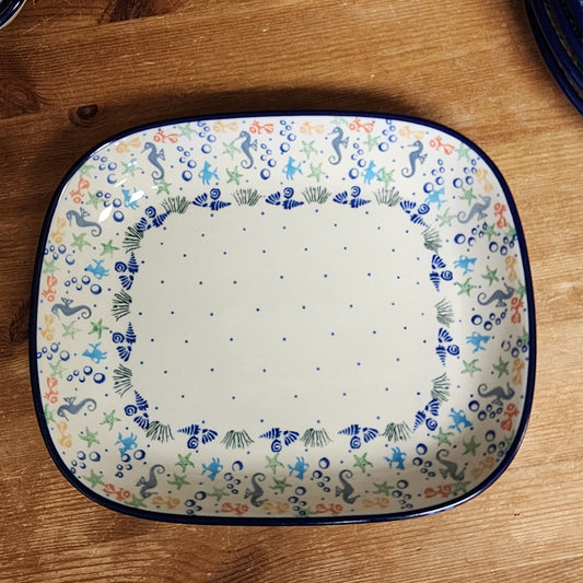 Baker   7.5" x 8.75"    1316X ~ By the Sea seahorse