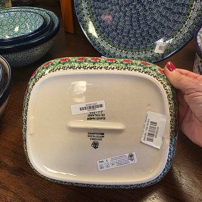 Rectangular Dish / Baker ~ 7.5" x 8.75" 1916X ~ Maraschino