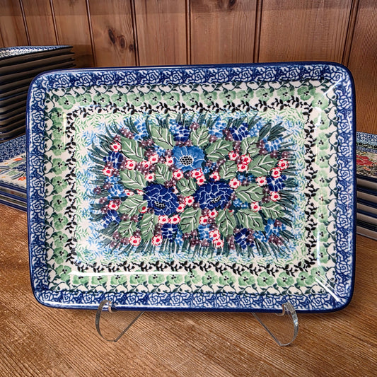 Platter Rectangular 9.5" x7"  111-U4572  U4 pf0526
