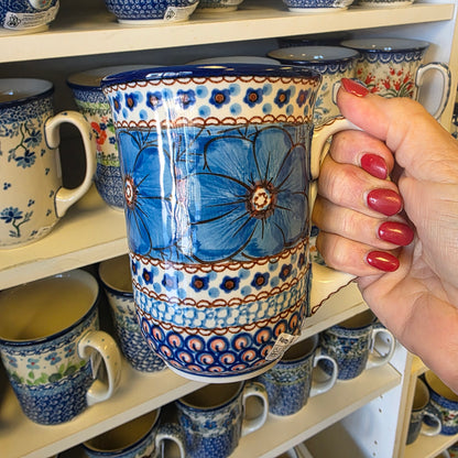 Mug ~ Bistro ~ 16 oz. U408C ~ U4 ~ J. Chyla Blue Jacek Chyla