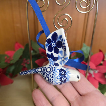 Ornament Bird ~ Indigo SB01