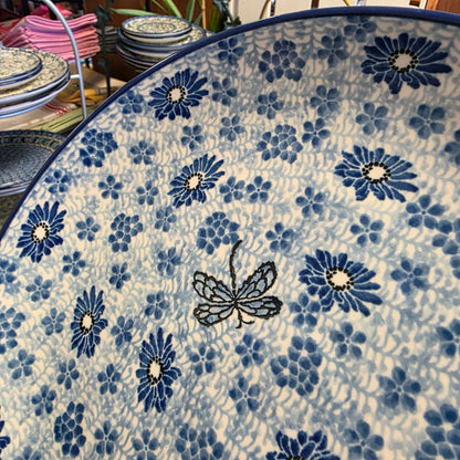 Plate   Dinner    10"   2999X ~Blue Dragonfly