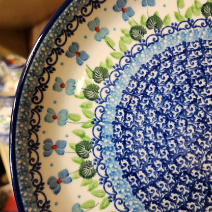 Plate   Rimmed   9"   2668X ~ Dutch Iris