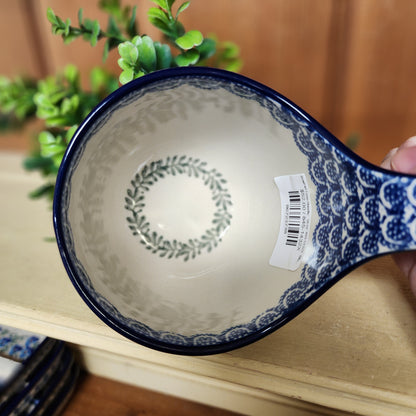 Bowl w/ Loop Handle   16 oz  845-1432X  Blue Bells pf0526