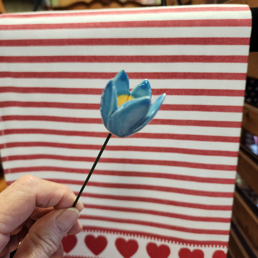 Ceramic Tulip turquoise