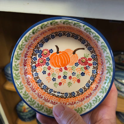 Bowl 5" Fall Pumpkins and Leaves PS30