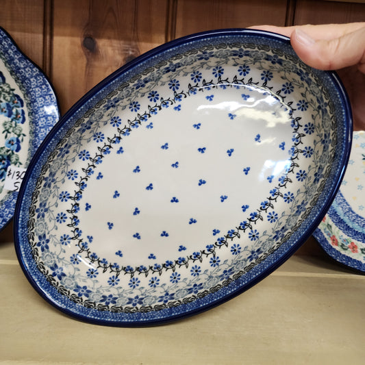 Baker Oval   10.5"    2158X ~ Silver Lace