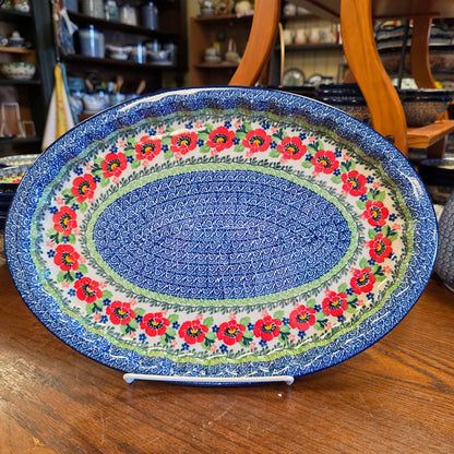 Platter   Oval   10' X 14.5"   3219X ~ Danish Garden