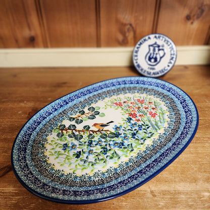 Oval Platter ~ Large 12" x 8.5"    G68-U5098  U4 pf0526