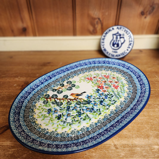 Oval Platter ~ Large 12" x 8.5"    G68-U5098  U4 pf0526