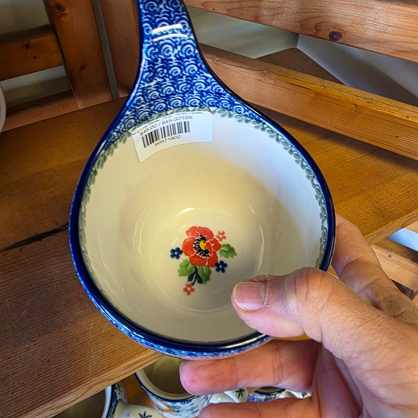 Bowl w/ Loop Handle   16 oz    3219X ~ Danish Garden