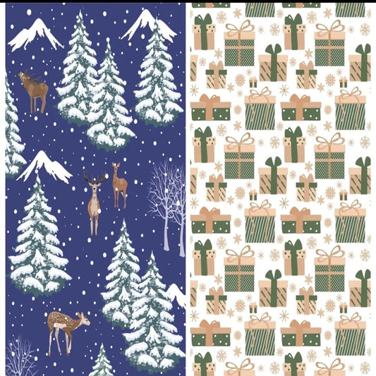 Towel /poly ~ Blue Winter Wonderland