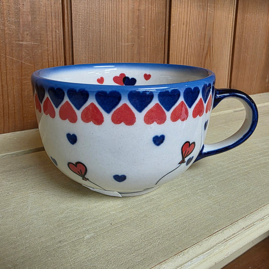 Cup Jambo ~ 13 oz ~ Red Hearts