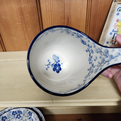 Bowl w/ Loop Handle ~ 16 oz 845-3428X Timeless Blue PF0526