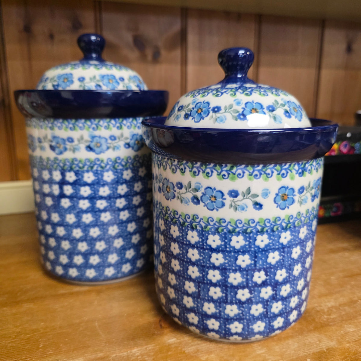 2 pc Canister ~ CA Calico
