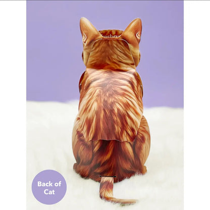 Card ~ Tabby Cat w/accessories pop up card