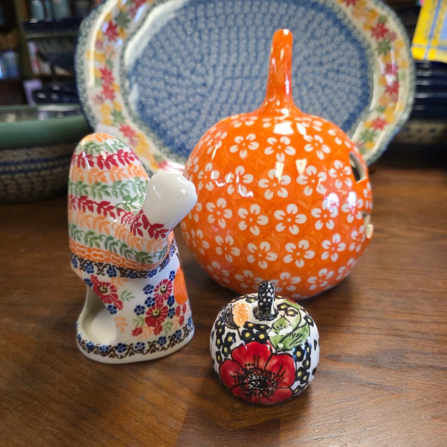 Halloween Orange jack, pumpkins 3 pc