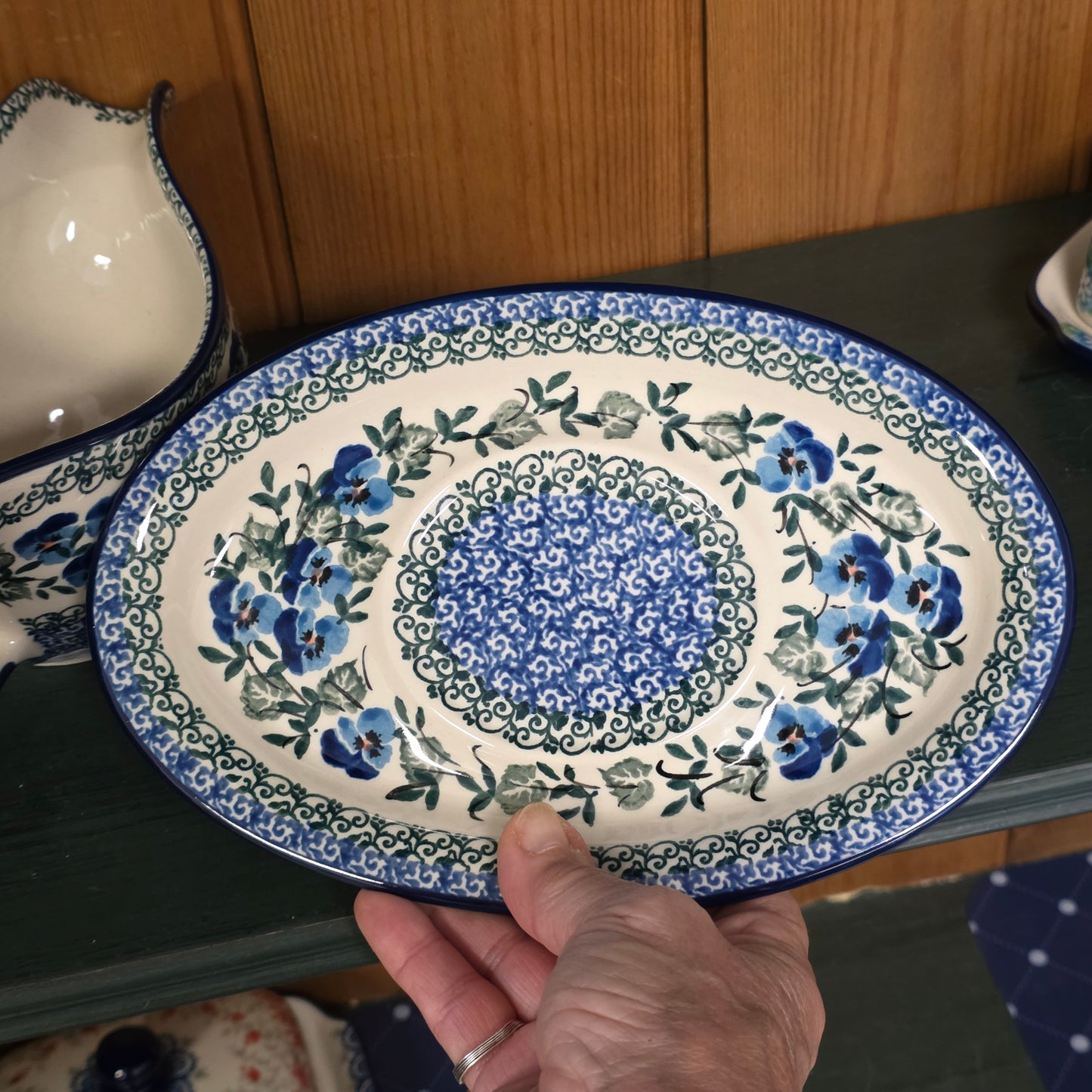 Gravy Boat   16 oz  239-2273X  Winter Viola pf0526