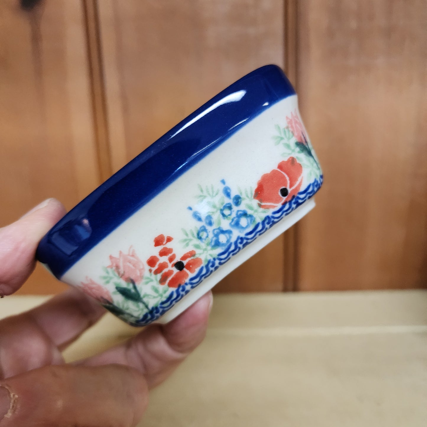 Bowl   Square Ramekin   3.75"   3220X ~ Whimsical Garden