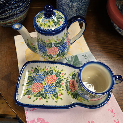 Bundle ~ Hydrangea Tea Set with FREE tea towel Bundle