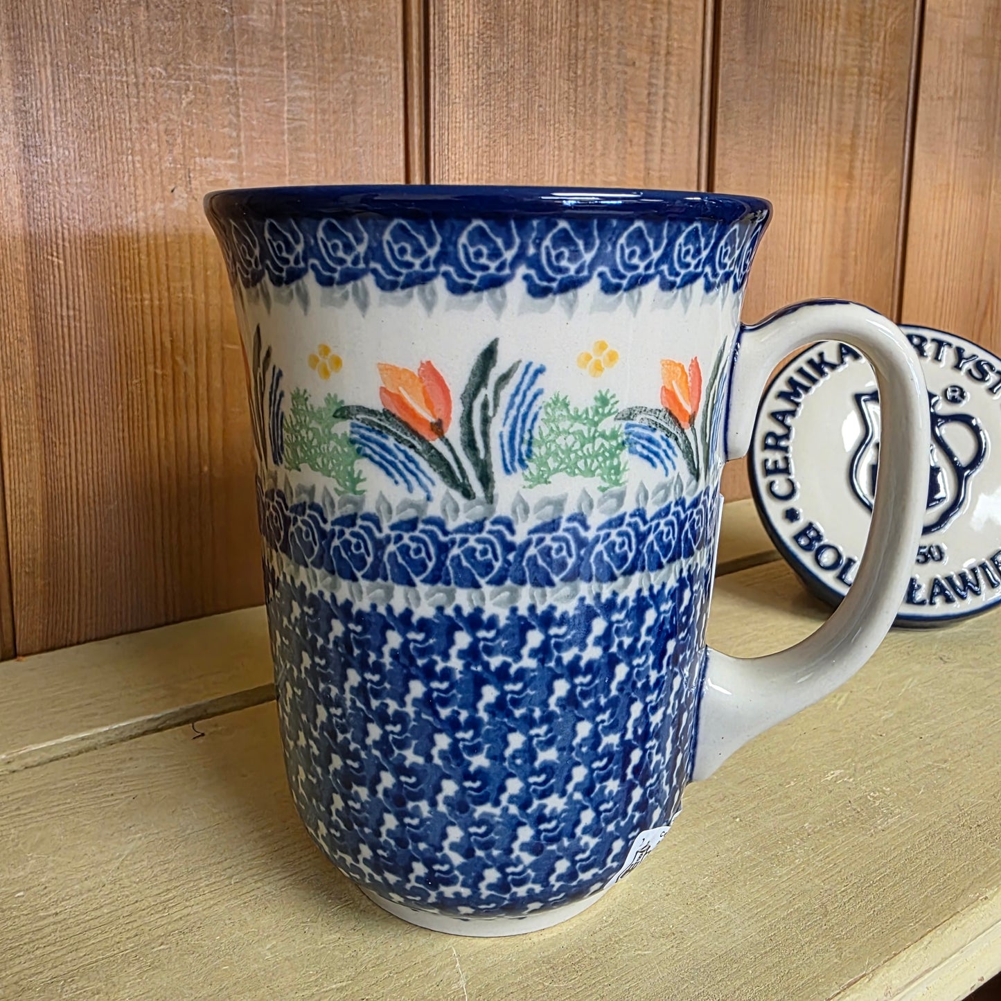 Mug   Bistro   16 oz. 812-3371X  Signs of Spring pf0526