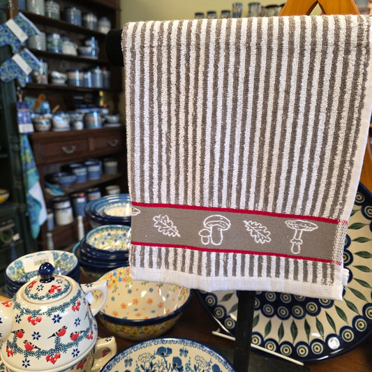 Towel ~ Terry Brown Mushroom ~ 20" square