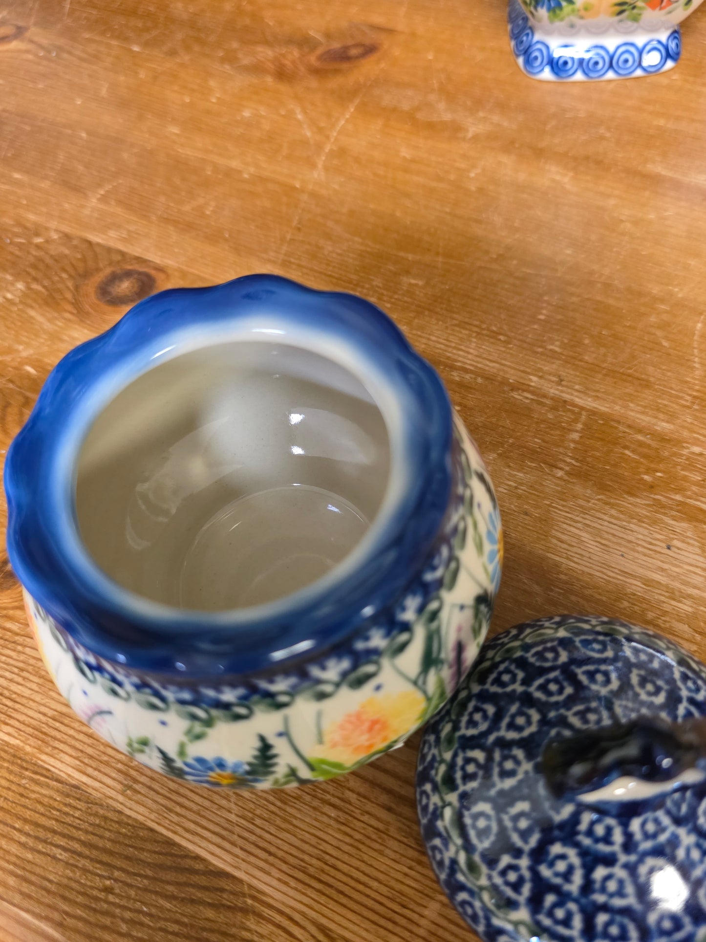 Sugar Bowl with lid / 6oz yellow bird 1125