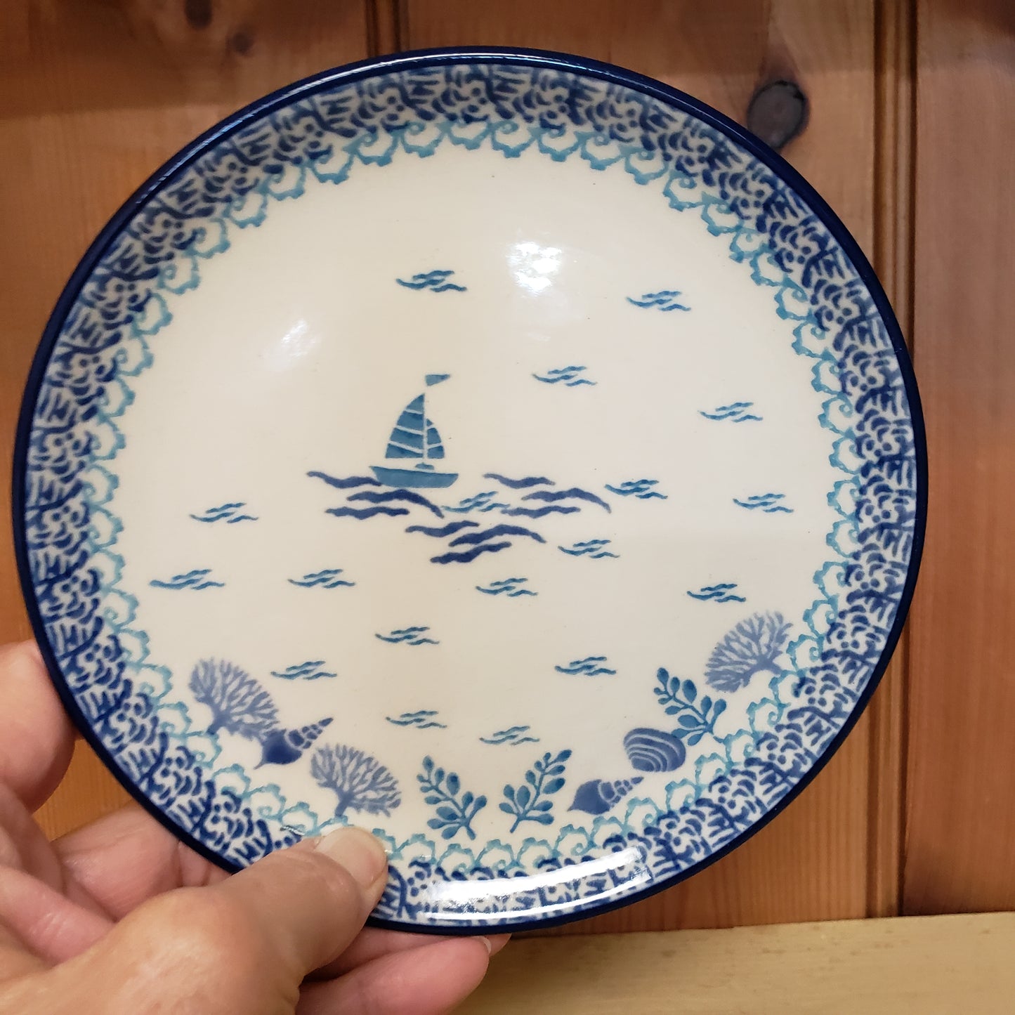 Plate ~ Bread & Butter ~ 6.25" 261-2993X  Sail boat