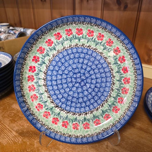 Plate   Rimmed   9" 302-1916X  Maraschino pf0526