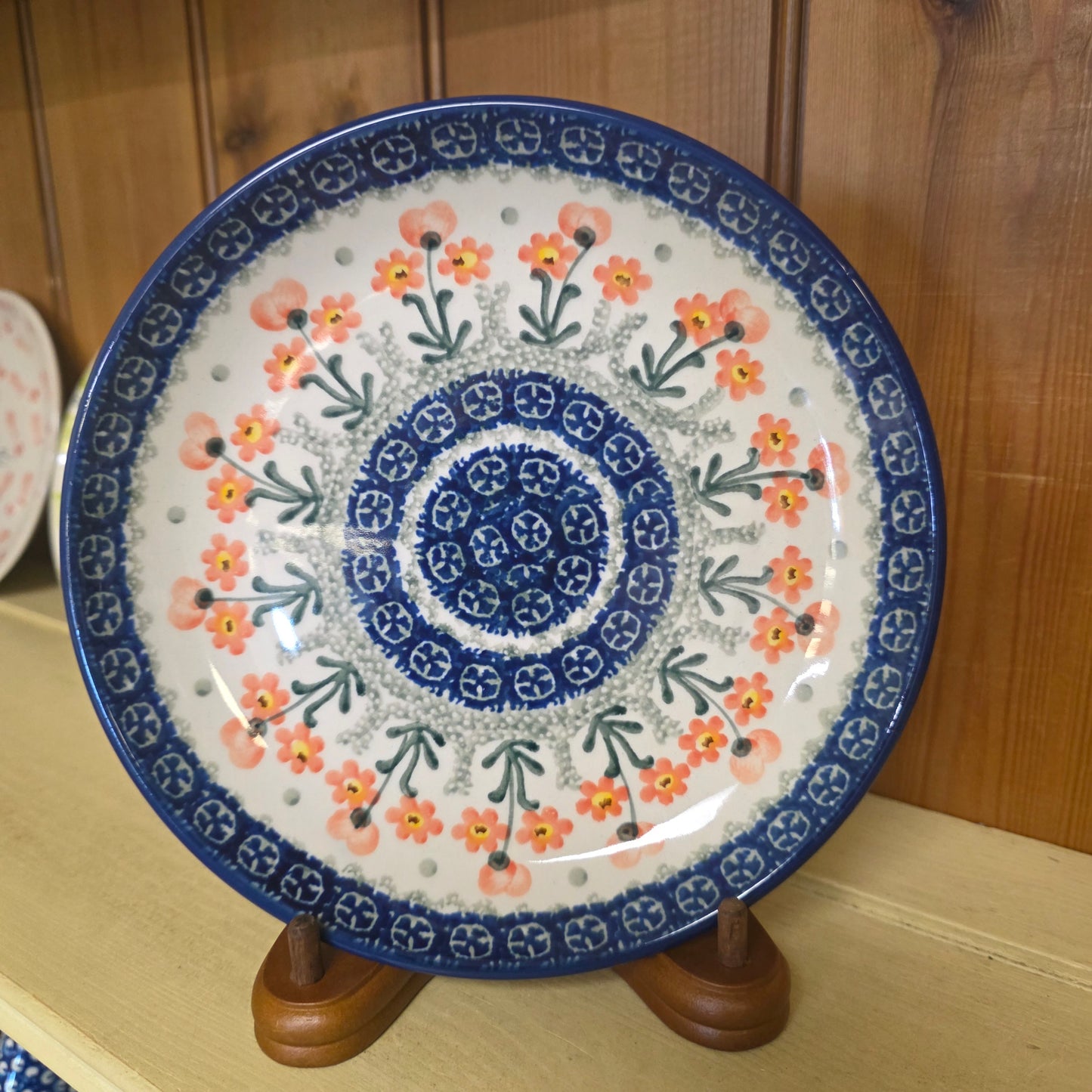 Plate   7.75"  Dessert   0560 Peach Spring Daisy