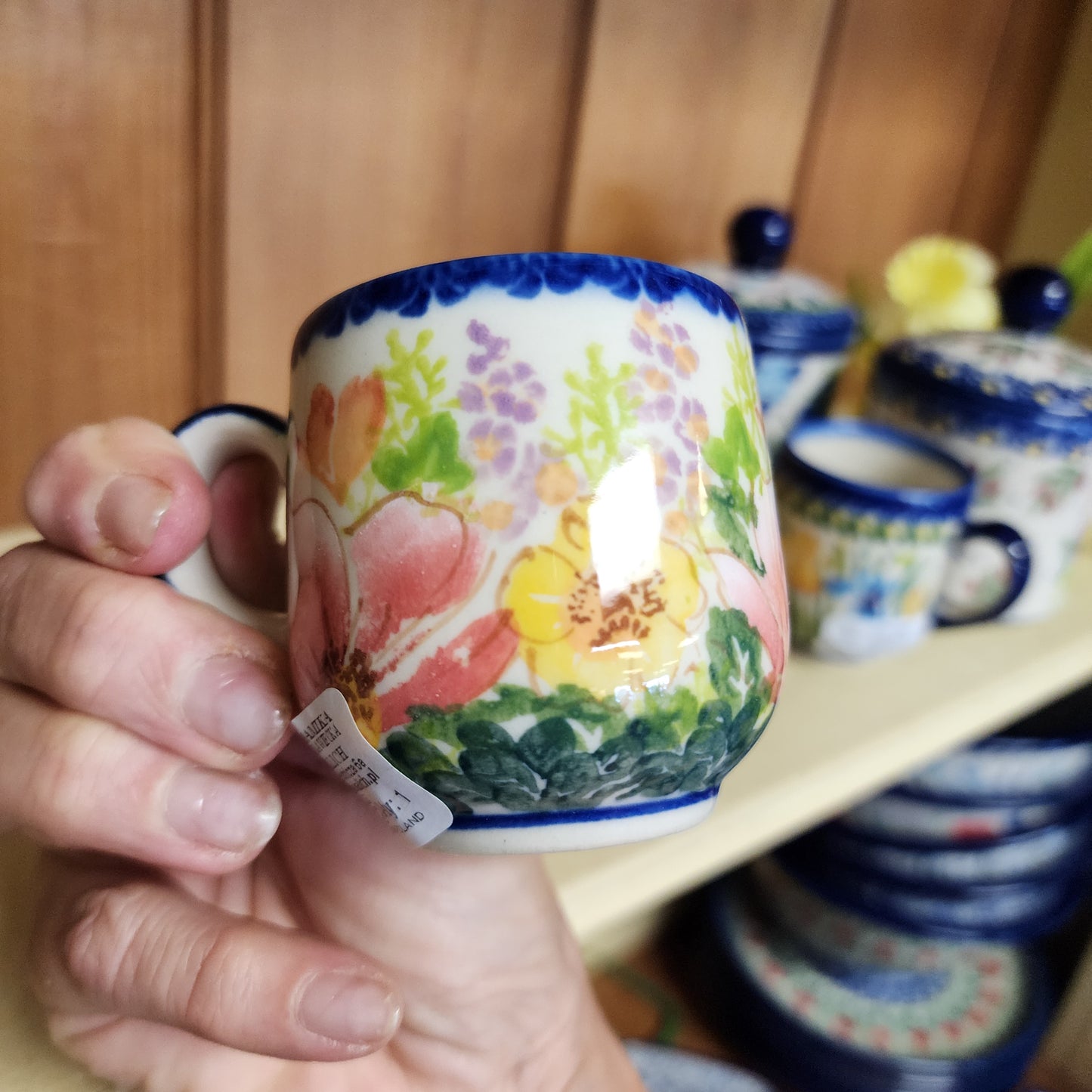 Mug Espresso 4 oz / Pink UNIKAT 2.5"