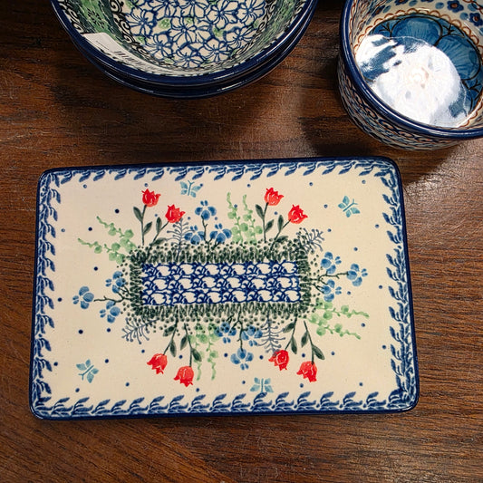 Sushi Plate 7"x4 3/4" C27-2903X  Tulip Horizon pf0526