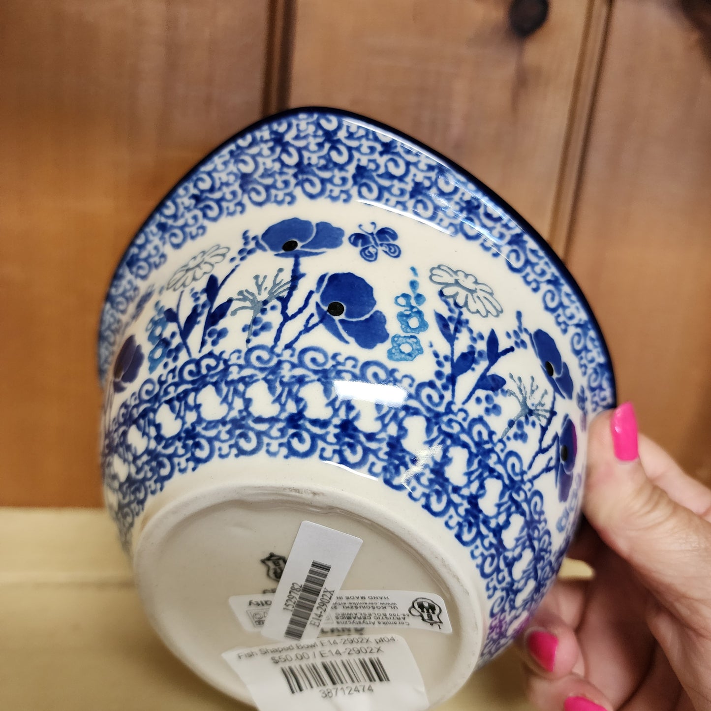 Fish Shaped Bowl E14-2902X Garden of Joy