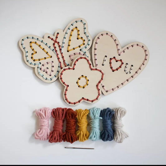 Embroidery Kit ~ Kids heart / Flower / Butterfly