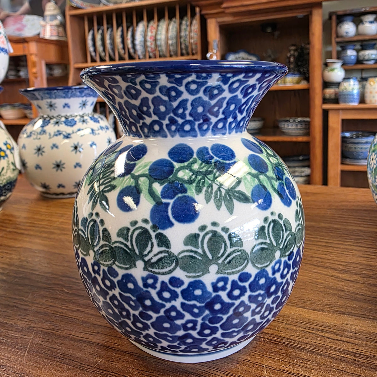 Vase   Bubble   4.25" 048-1413X  Huckleberry pf0526
