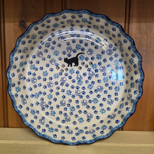 Baker Pie Plate   Fluted   10" 636-1771X  Boo Boo Kitty pf0526