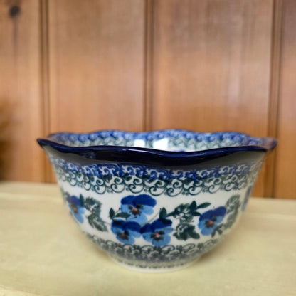 Bowl   Wavy Edge   5.75" A54-2273X  Winter Viola pf0526