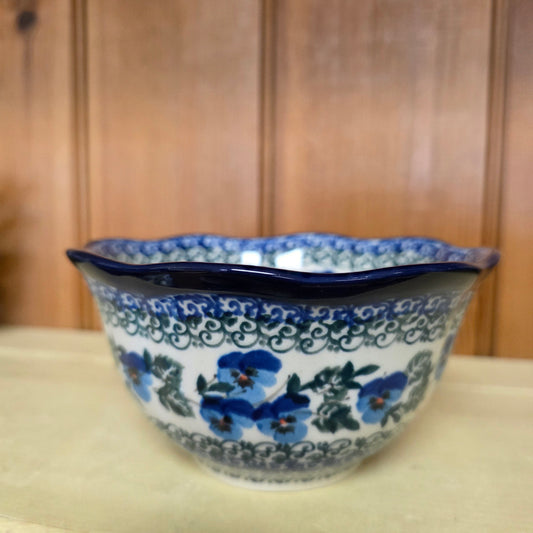 Bowl   Wavy Edge   5.75" A54-2273X  Winter Viola pf0526