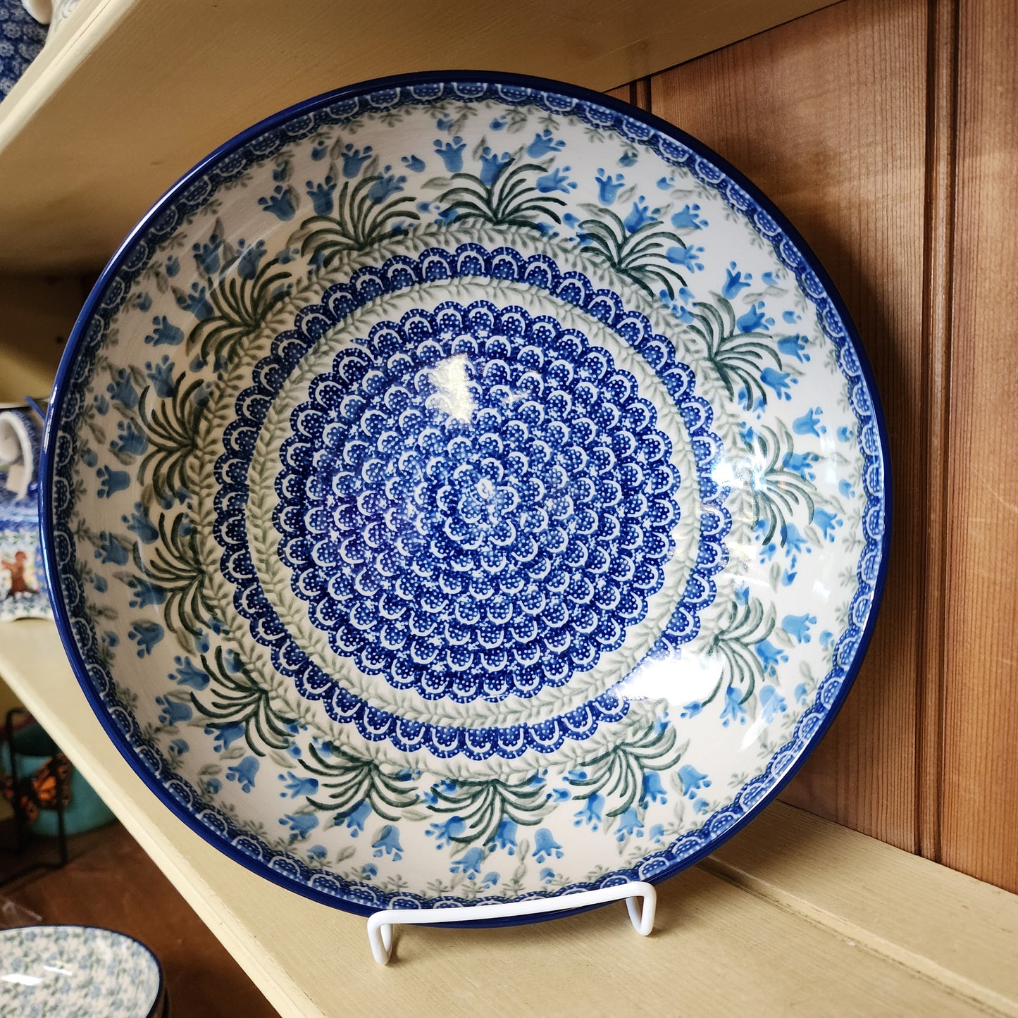 Bowl   Serving   Large    10.5" 1432X ~ Blue Bells