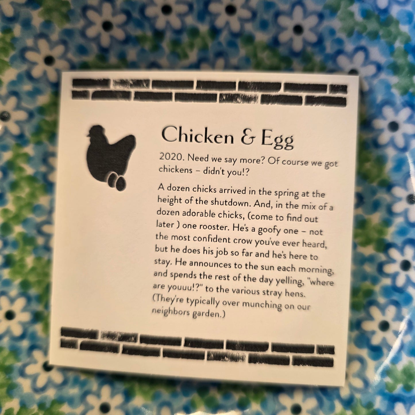 Ornament ~ (A) black Chicken with Egg (3")   **NOT POLISH POTTERY**