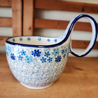 Bowl w/ Loop Handle ~ 16 oz 2612X ~ Periwinkle